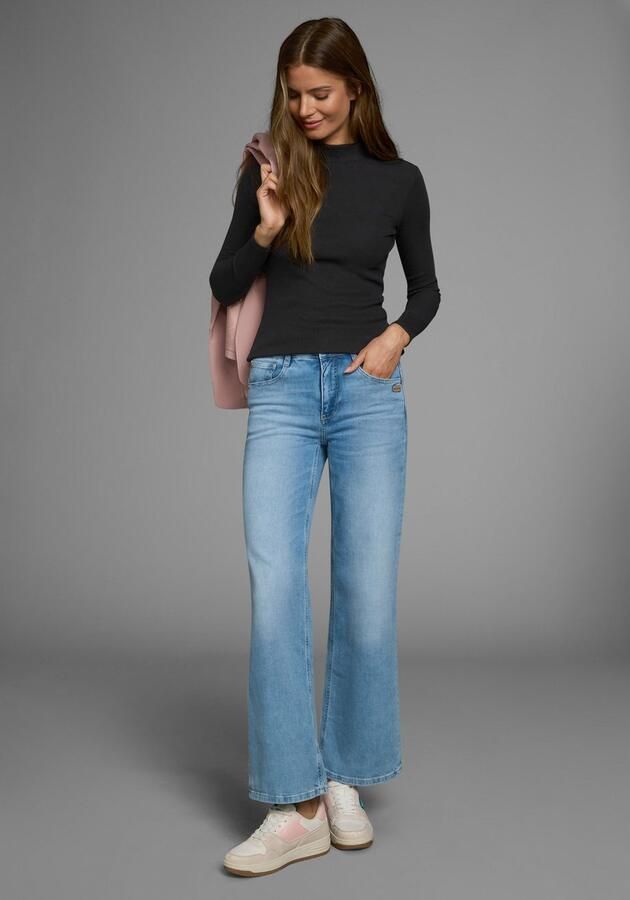 AJC Shirt met lange mouwen lange mouwen basic-stijl staande kraag ideaal voor kantoor en vrije tijd - Foto 13