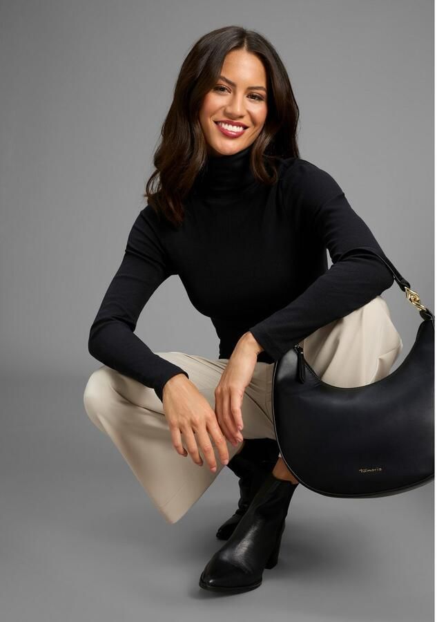 AJC Shirt met lange mouwen zeer figuurvolgend rolkragen basic-stijl - Foto 3