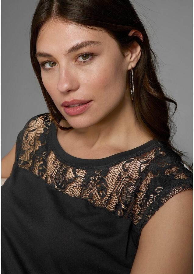 AJC Shirt met ronde hals Korte mouwen figuurvolgend effen ronde hals van single jersey - Foto 4