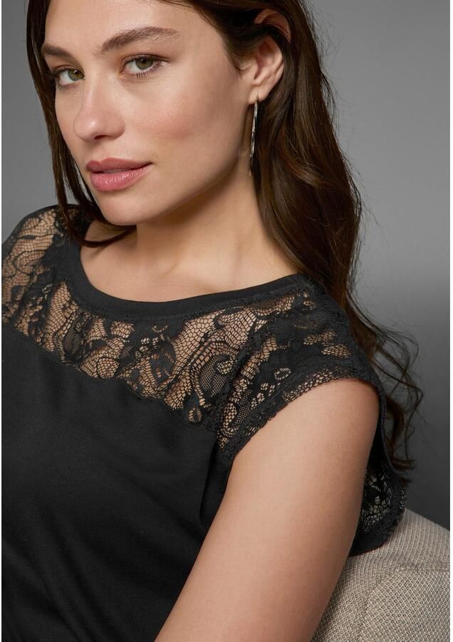 AJC Shirt met ronde hals Korte mouwen figuurvolgend effen ronde hals van single jersey - Foto 5