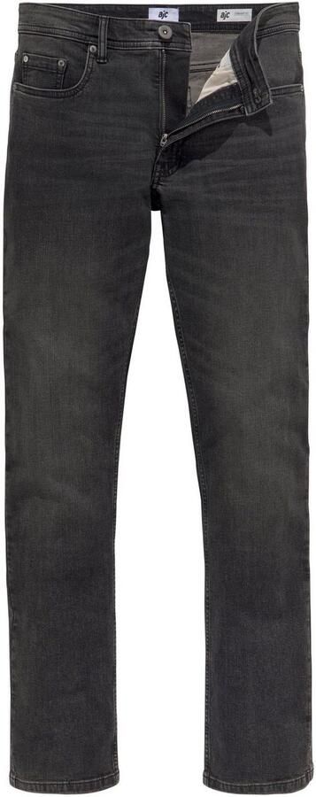 AJC Straight jeans rechtes gesneden used-look-wassing lage taille - Foto 4