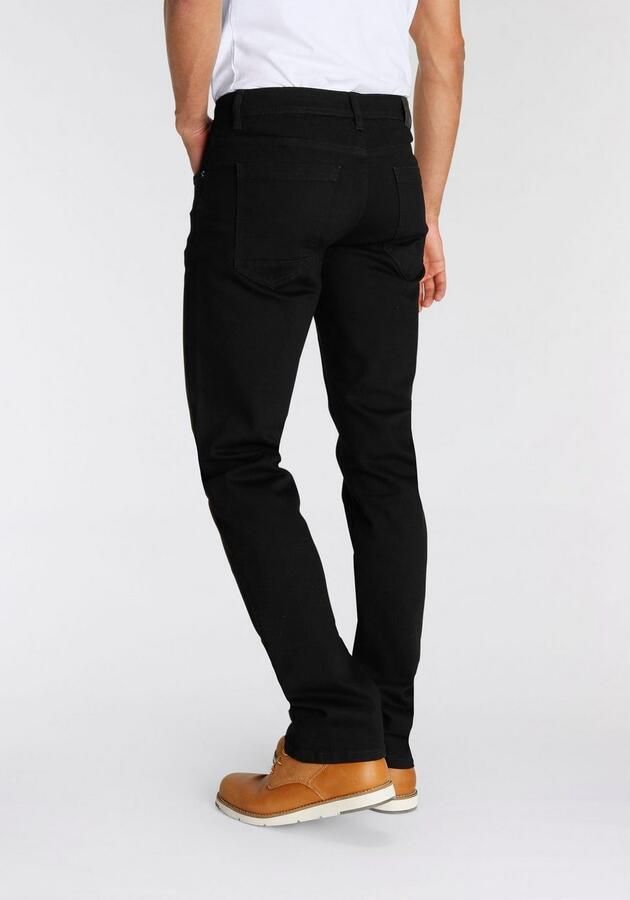AJC Straight jeans rechtes gesneden used-look-wassing lage taille - Foto 4
