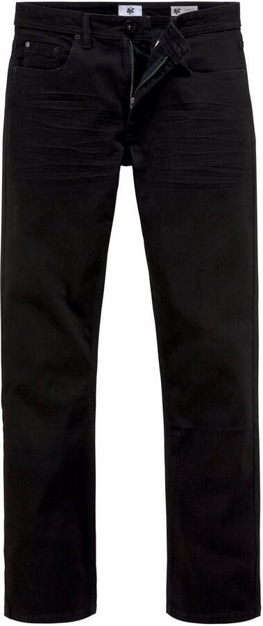 AJC Straight jeans rechtes gesneden used-look-wassing lage taille - Foto 5