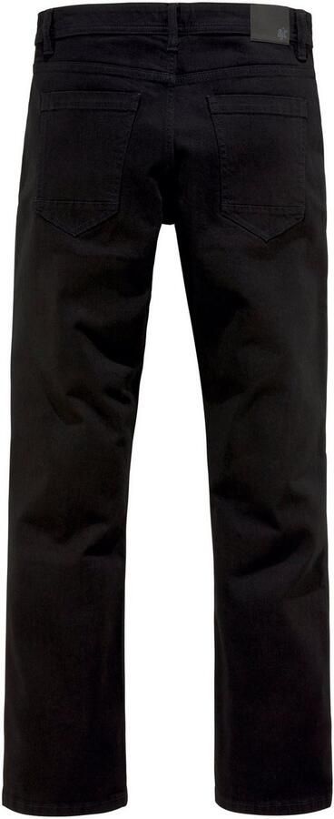 AJC Straight jeans rechtes gesneden used-look-wassing lage taille - Foto 6