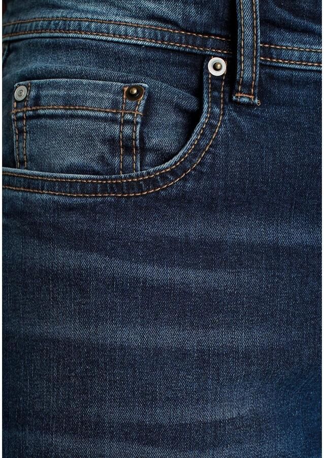 AJC Straight jeans rechtes gesneden used-look-wassing lage taille