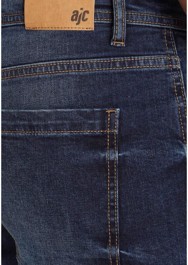 AJC Straight jeans rechtes gesneden used-look-wassing lage taille - Foto 2