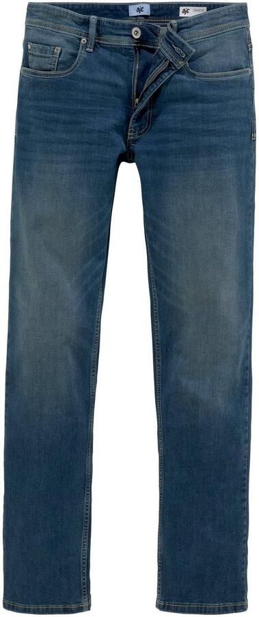 AJC Straight jeans rechtes gesneden used-look-wassing lage taille - Foto 5