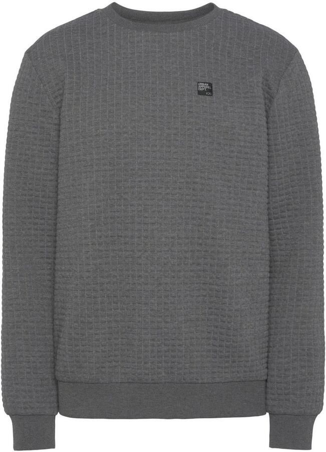 AJC Sweatshirt smal gesneden effen ronde hals