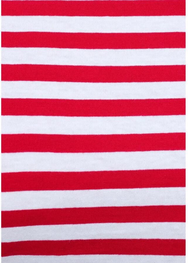 AJC T-shirt Korte mouwen getailleerde snit gestreept ronde hals - Foto 3