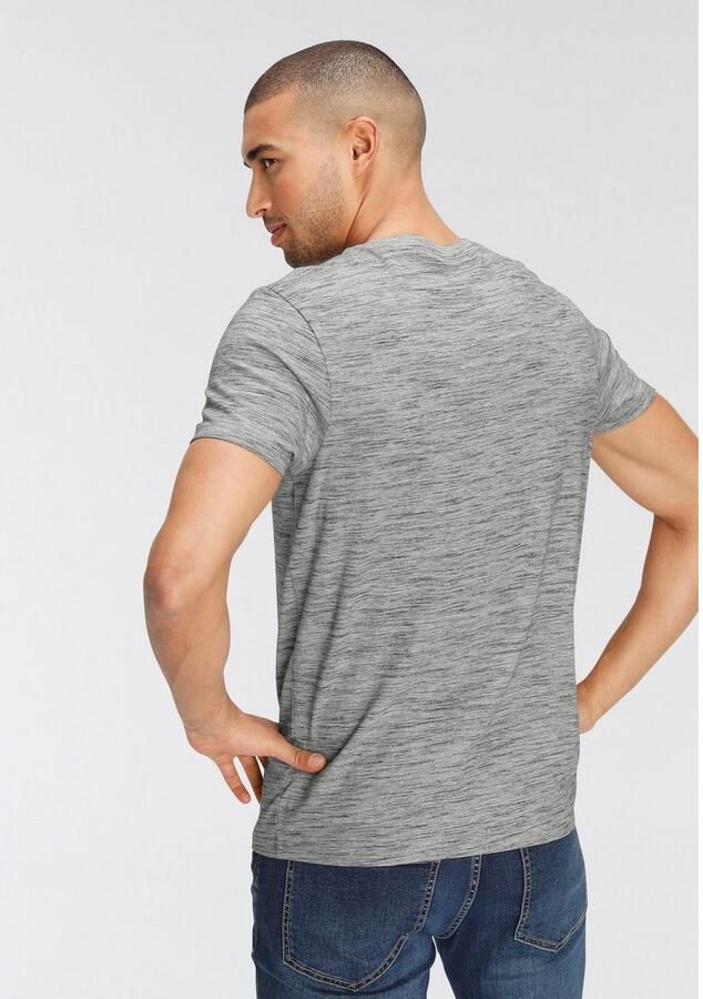 AJC T-shirt Korte mouwen regular fit gemêleerd ronde hals - Foto 4