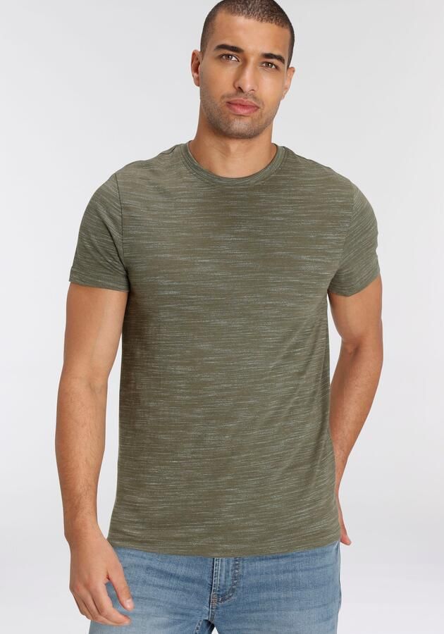 AJC T-shirt Korte mouwen regular fit gemêleerd ronde hals - Foto 7