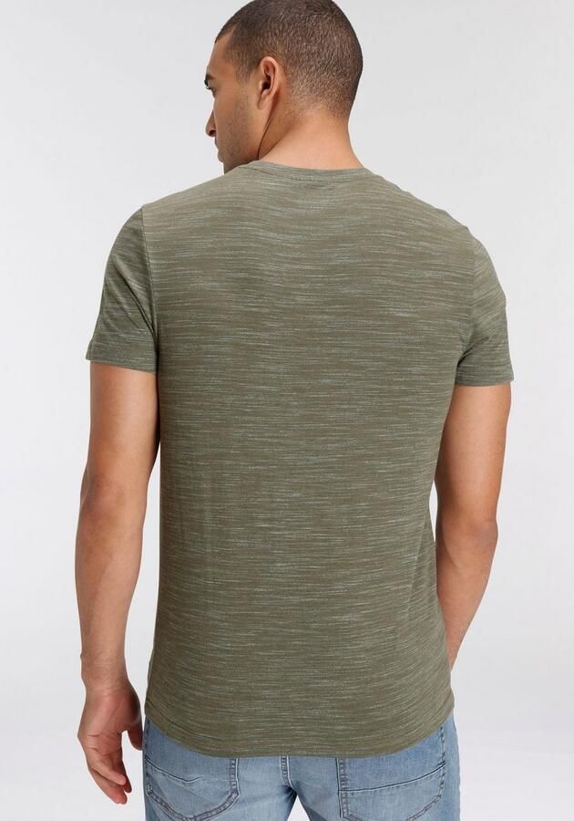 AJC T-shirt Korte mouwen regular fit gemêleerd ronde hals - Foto 5