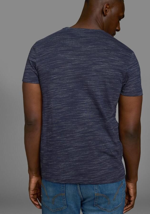 AJC T-shirt Korte mouwen regular fit gemêleerd ronde hals - Foto 4