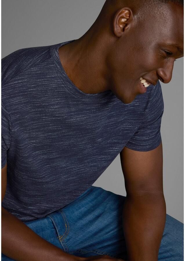 AJC T-shirt Korte mouwen regular fit gemêleerd ronde hals - Foto 2