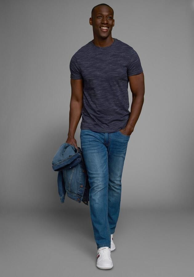 AJC T-shirt Korte mouwen regular fit gemêleerd ronde hals - Foto 5