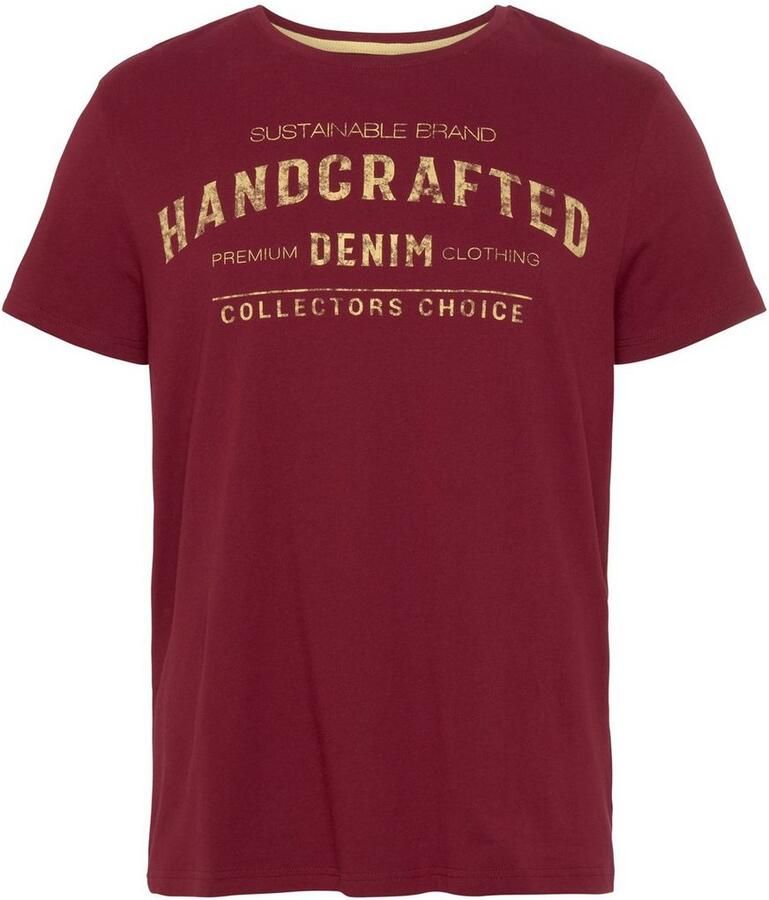 AJC T-shirt Korte mouwen smalle pasvorm in vintage-ontwerp - Foto 7