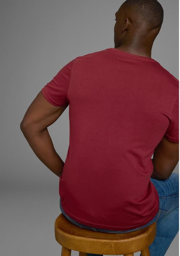 AJC T-shirt Korte mouwen smalle pasvorm in vintage-ontwerp - Foto 3