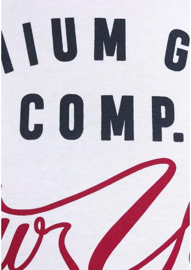 AJC T-shirt korte mouwen smalle snit met stijlvolle druk - Foto 3