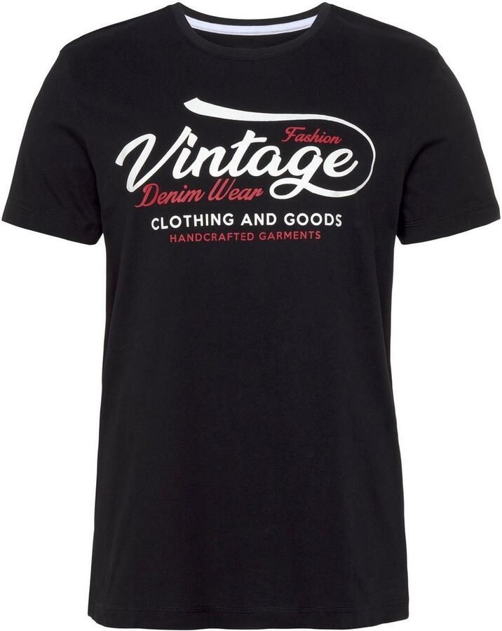 AJC T-shirt korte mouwen smalle snit met stijlvolle druk - Foto 7