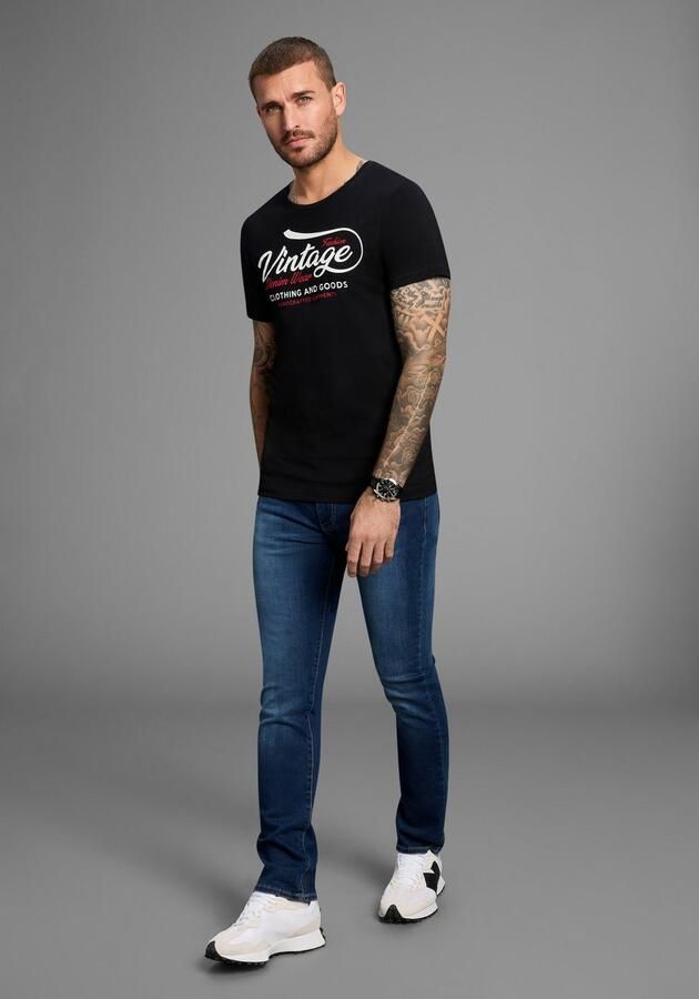 AJC T-shirt korte mouwen smalle snit met stijlvolle druk - Foto 6