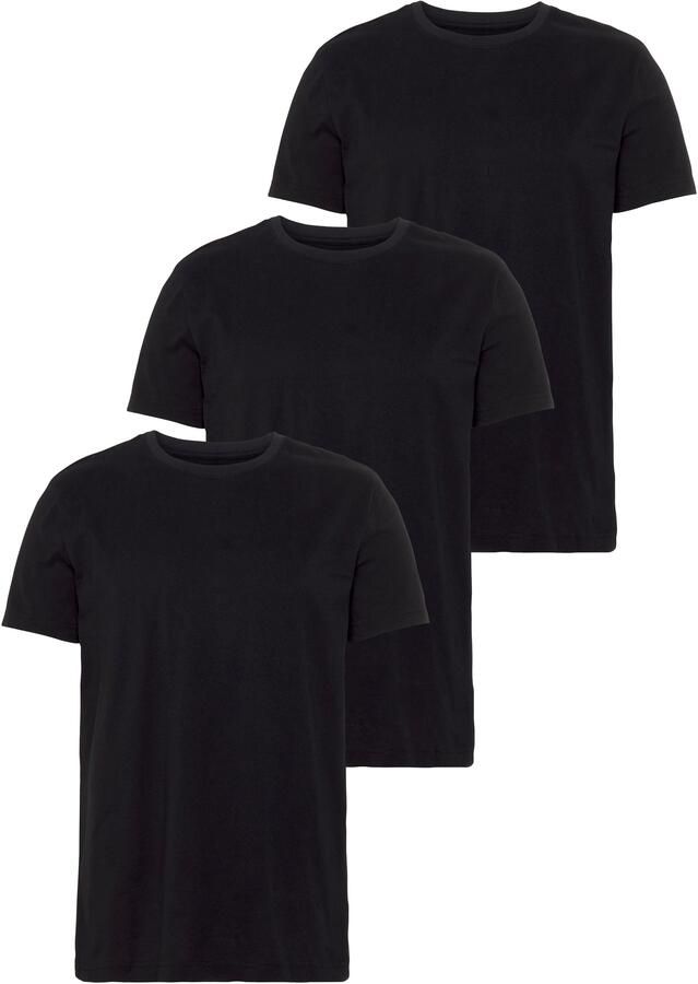 AJC T-shirt losse pasvorm basic stijl (3-delig Set van 3) - Foto 6
