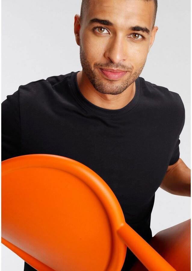 AJC T-shirt losse pasvorm basic stijl (3-delig Set van 3) - Foto 2