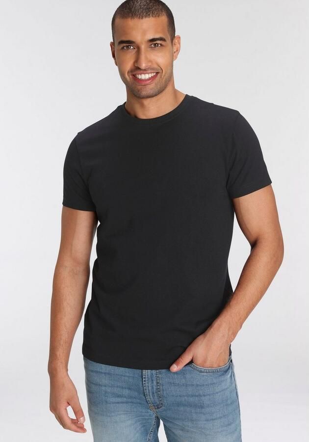 AJC T-shirt losse pasvorm basic stijl (3-delig Set van 3) - Foto 5