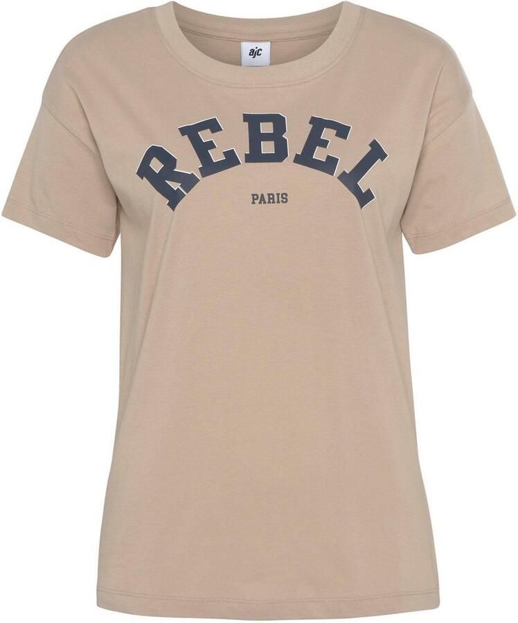 AJC T-shirt met trendy print