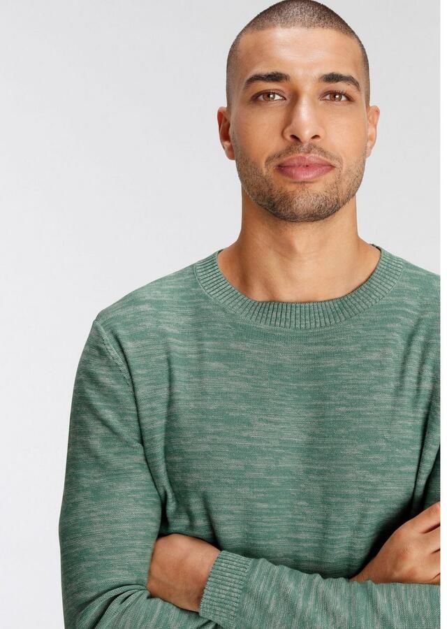 AJC Trui met ronde hals in gemêleerde look - Foto 2