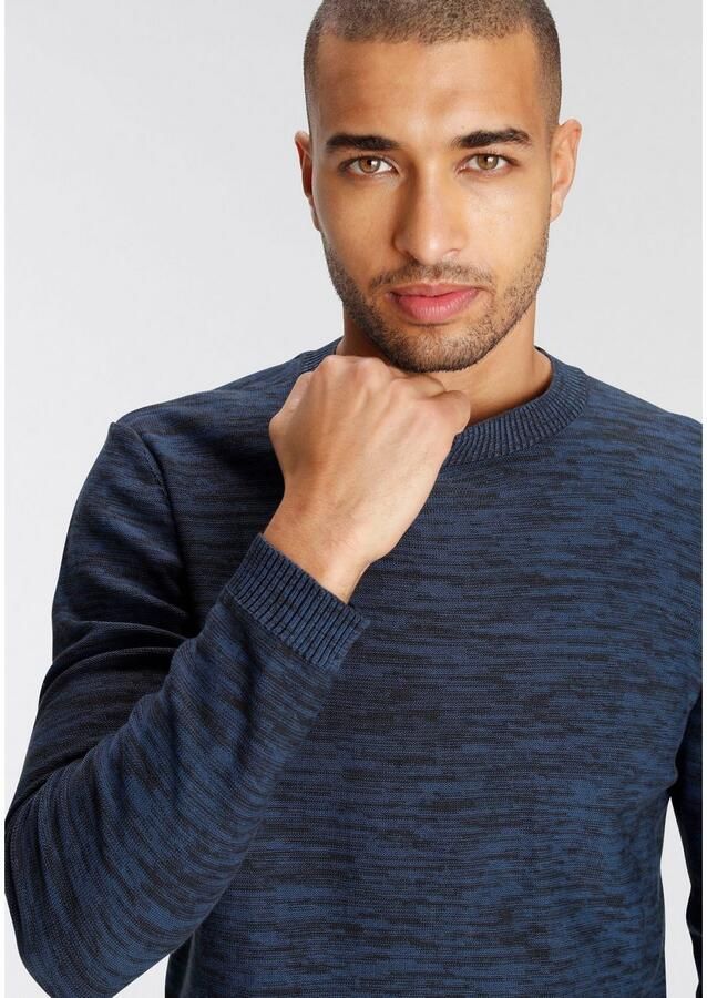 AJC Trui met ronde hals in gemêleerde look - Foto 4