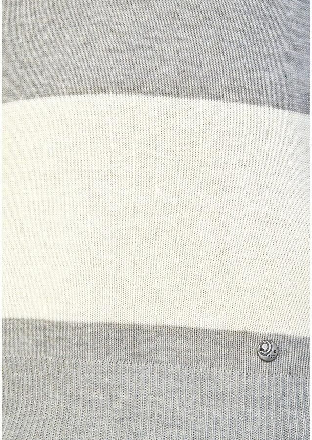 AJC Trui met ronde hals met brede blokstrepen