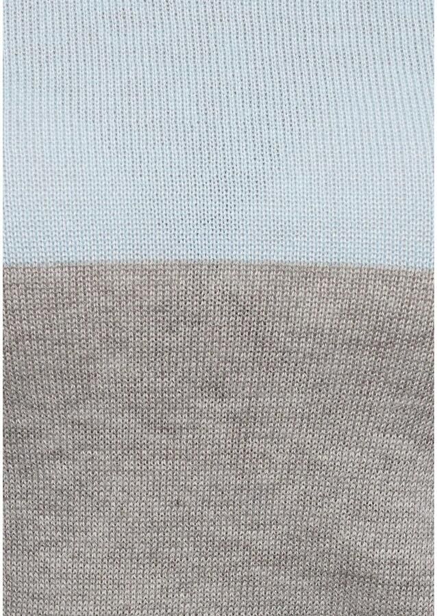 AJC Trui met ronde hals met brede blokstrepen