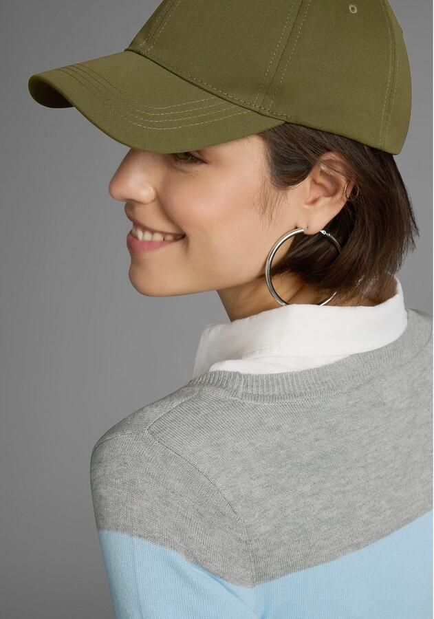 AJC Trui met ronde hals met brede blokstrepen - Foto 5