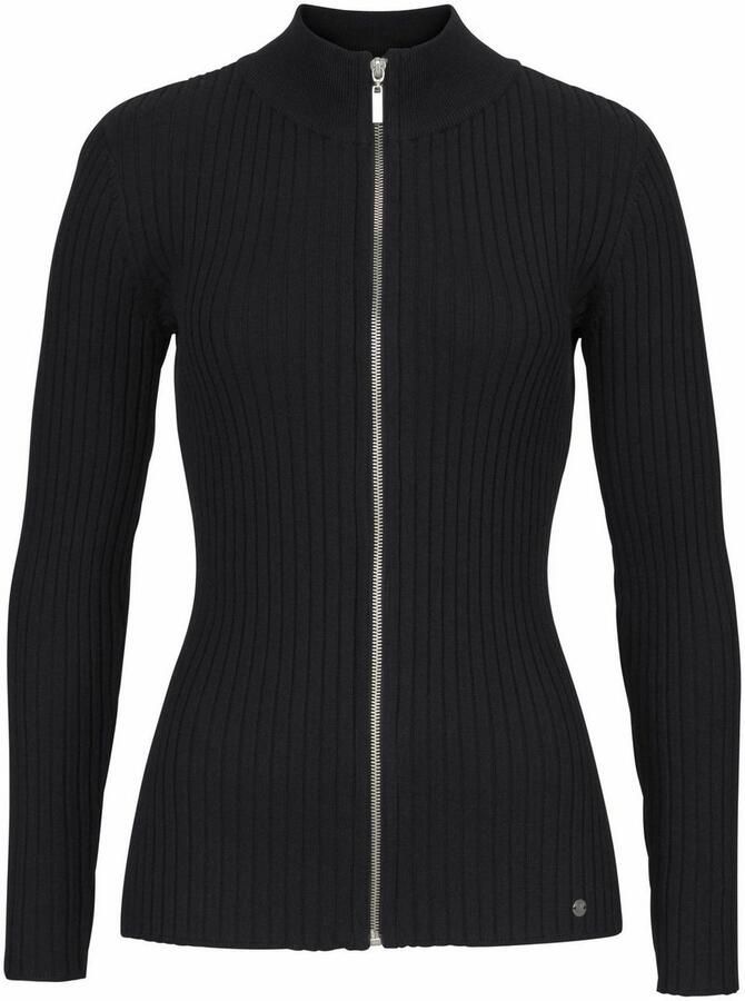 AJC Vest in ribbreisel met opstaande kraag en rits - Foto 13