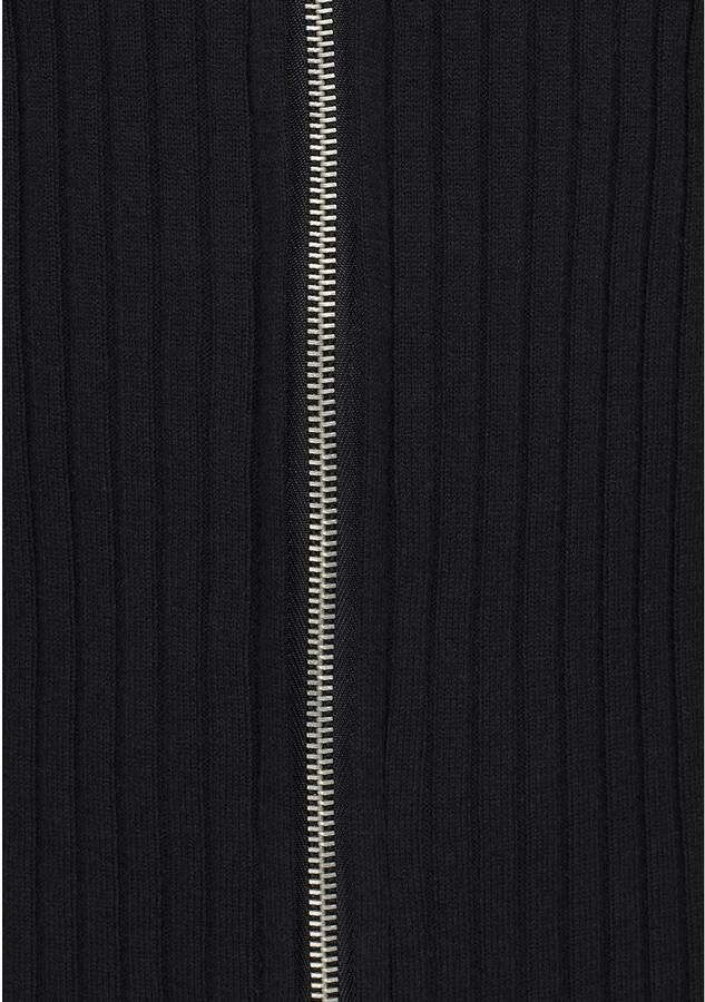 AJC Vest in ribbreisel met opstaande kraag en rits - Foto 5