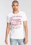 AJC T-shirt Korte mouwen smalle pasvorm in vintage-ontwerp - Thumbnail 1