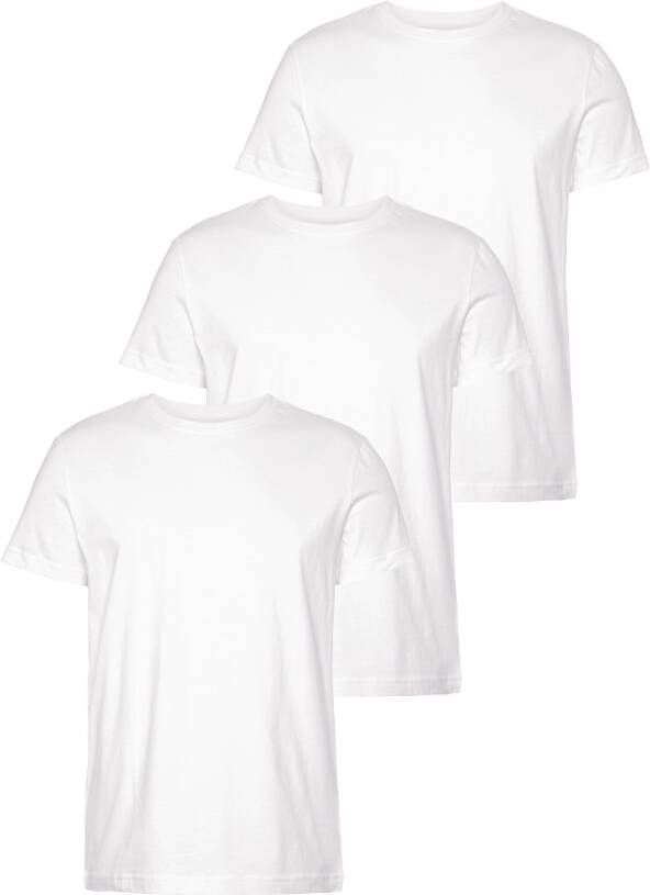 AJC T-shirt van puur katoen (3-delig Set van 3)