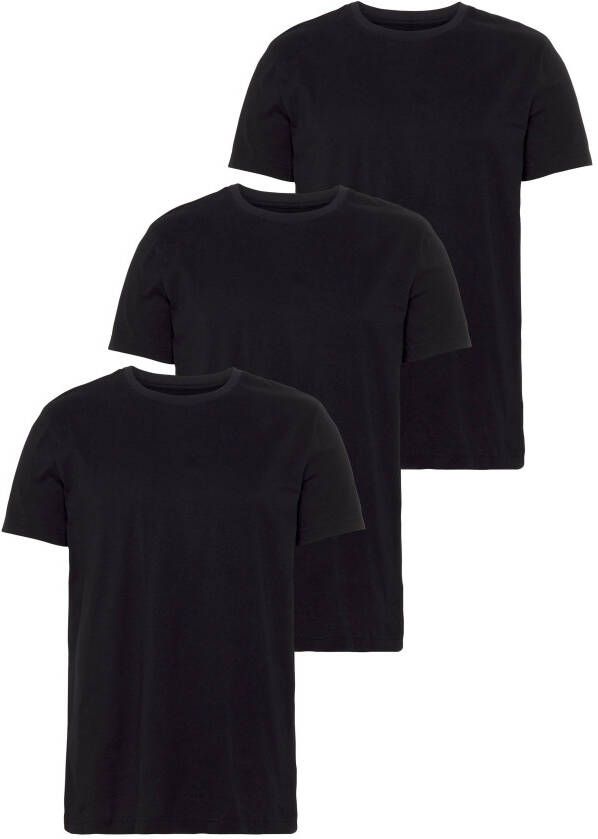 AJC T-shirt van puur katoen (3-delig Set van 3)