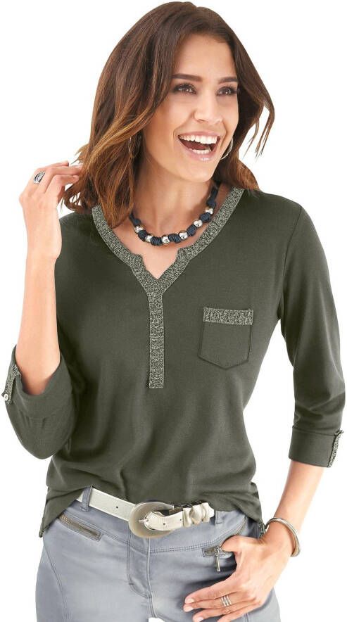 Alessa W. Shirt met 3 4-mouwen Shirt (1-delig)