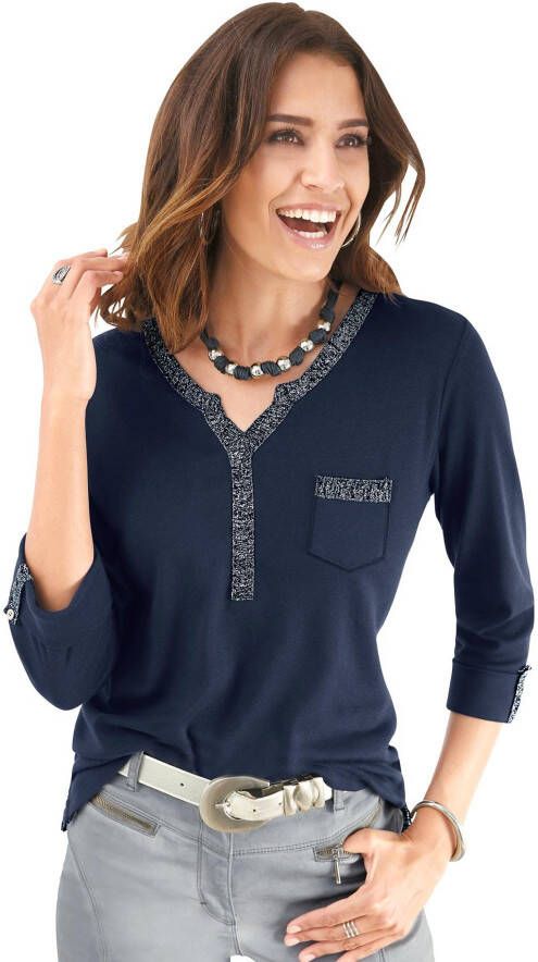 Alessa W. Shirt met 3 4-mouwen Shirt (1-delig)