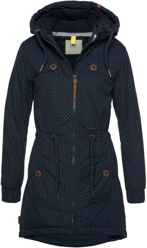 Alife & Kickin Outdoorjack CHARLOTTEAKB gevoerd parka capuchonjack met tailleband