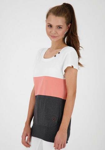ALIFE & Kickin T-shirt met blokstrepen model 'Cora'
