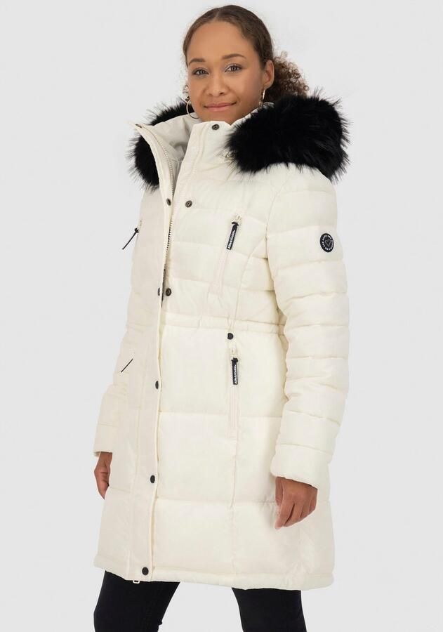 Alife & Kickin Gewatteerde jas MoonwalcAK A winterse korte jas met afneembare nepbont - Foto 2