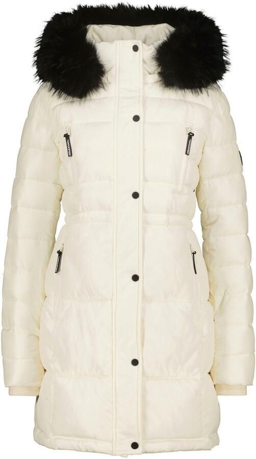 Alife & Kickin Gewatteerde jas MoonwalcAK A winterse korte jas met afneembare nepbont - Foto 5