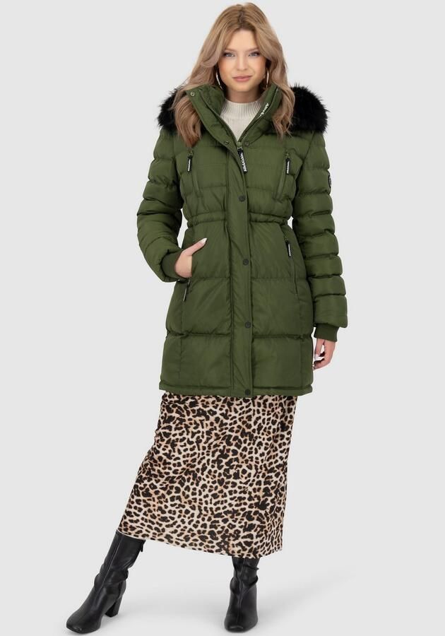 Alife & Kickin Gewatteerde jas MoonwalcAK A winterse korte jas met afneembare nepbont - Foto 2