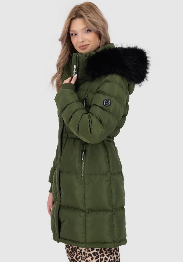 Alife & Kickin Gewatteerde jas MoonwalcAK A winterse korte jas met afneembare nepbont - Foto 8