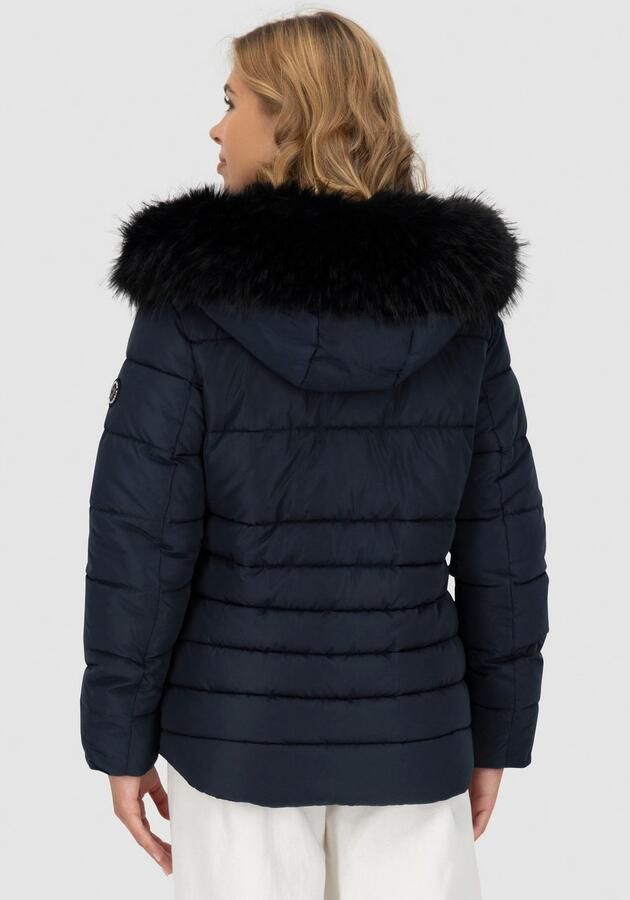 Alife & Kickin Gewatteerde jas SunndustAK A hoogwaardige winterjas met afneembare faux-bont - Foto 3