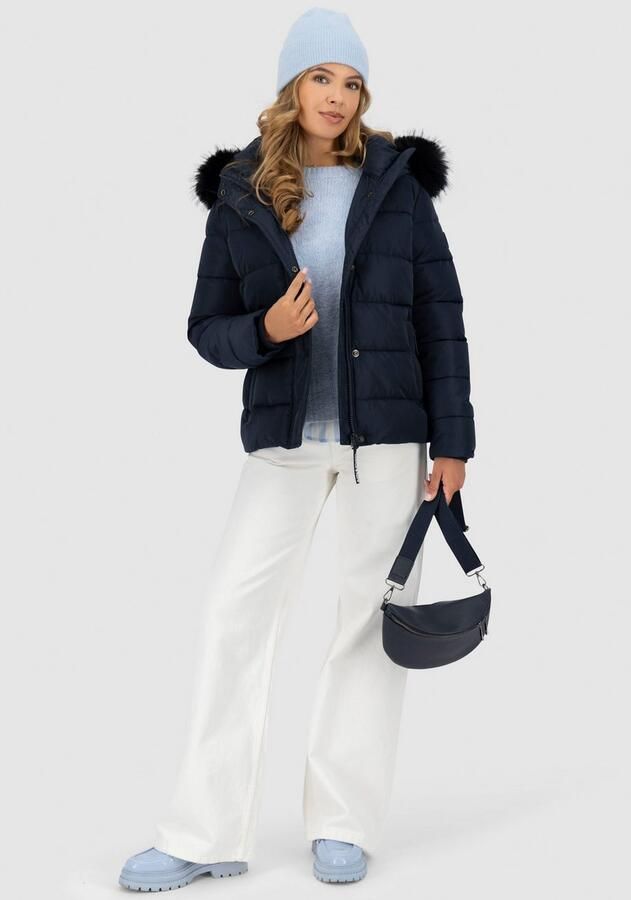 Alife & Kickin Gewatteerde jas SunndustAK A hoogwaardige winterjas met afneembare faux-bont - Foto 2