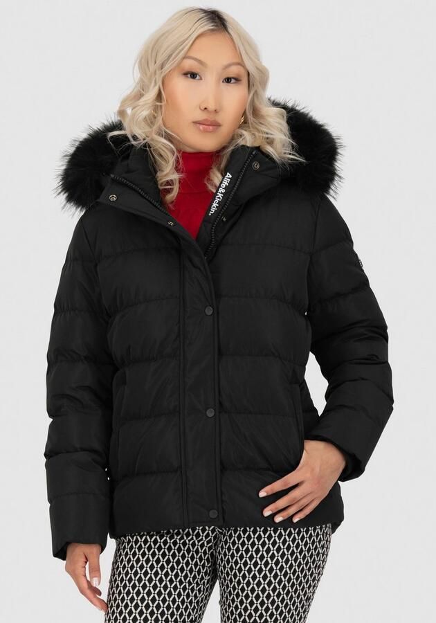 Alife & Kickin Gewatteerde jas SunndustAK A hoogwaardige winterjas met afneembare faux-bont - Foto 6
