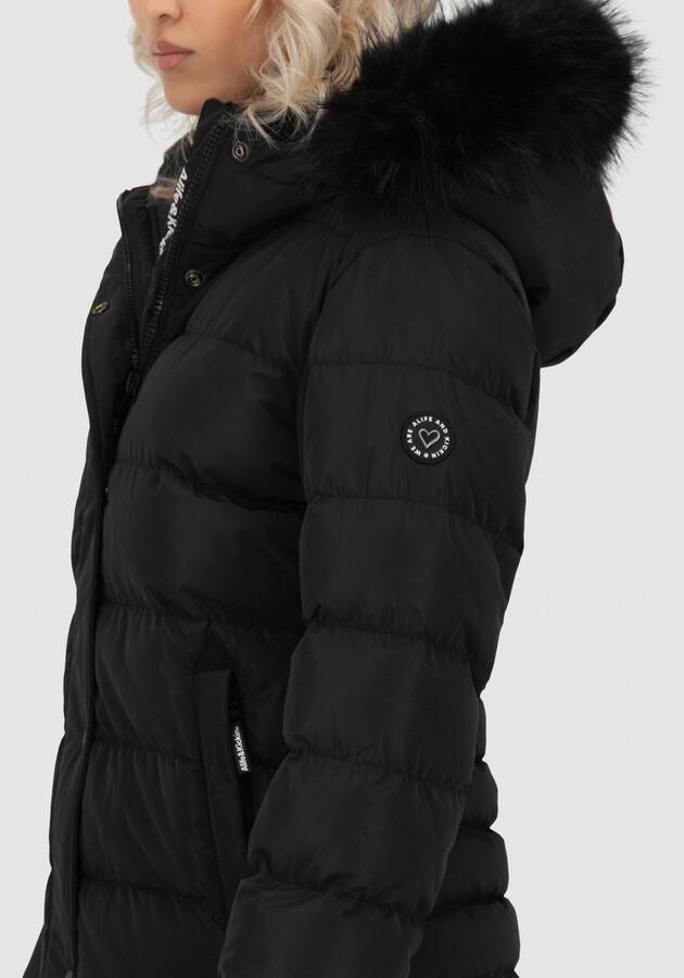 Alife & Kickin Gewatteerde jas SunndustAK A hoogwaardige winterjas met afneembare faux-bont - Foto 9